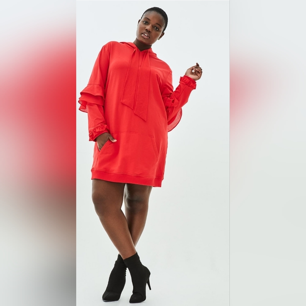 Elvi hooded dress, size 8